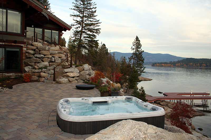 backyard hot tub in Wichita Falls