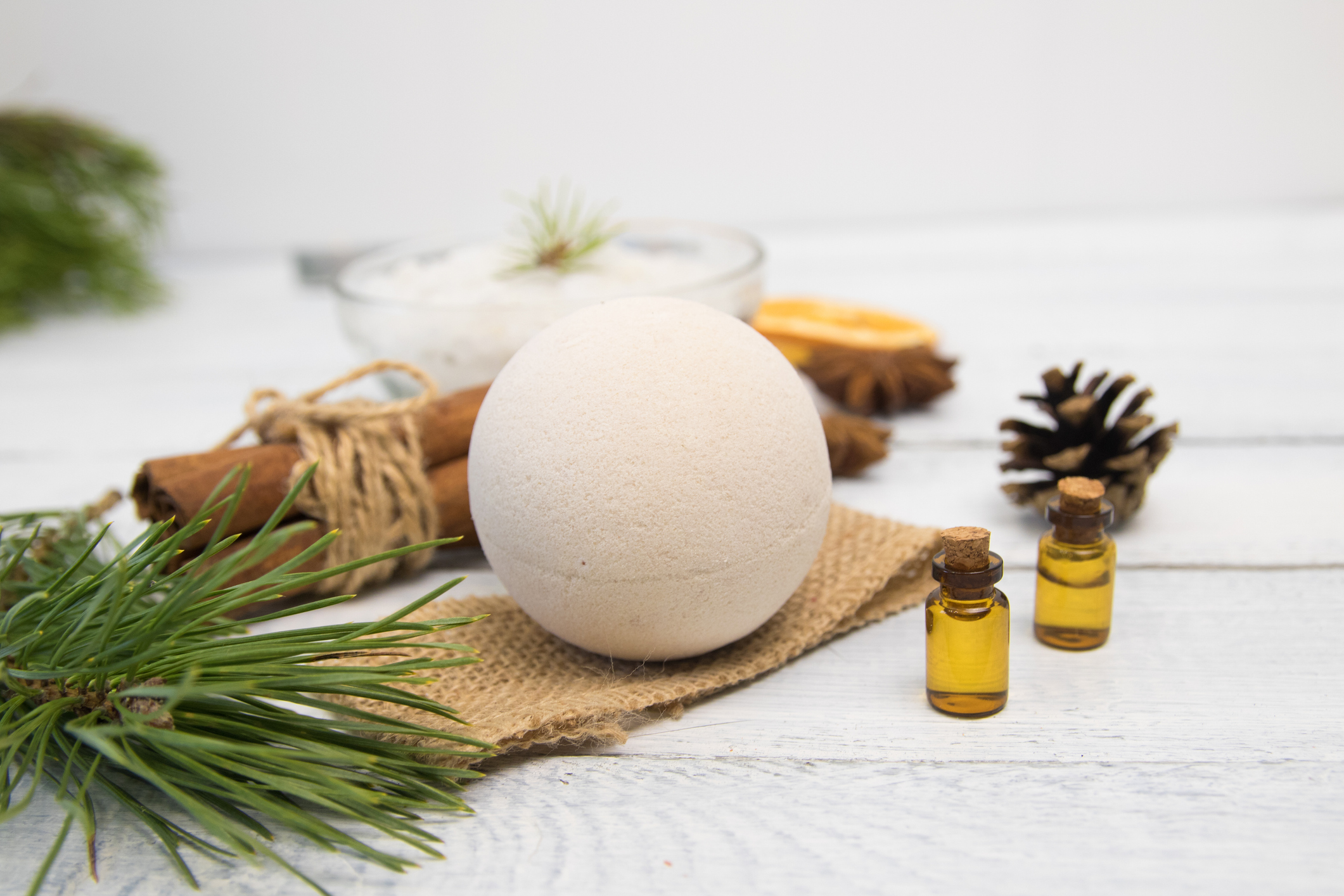 Hot tub aromatherapy products.